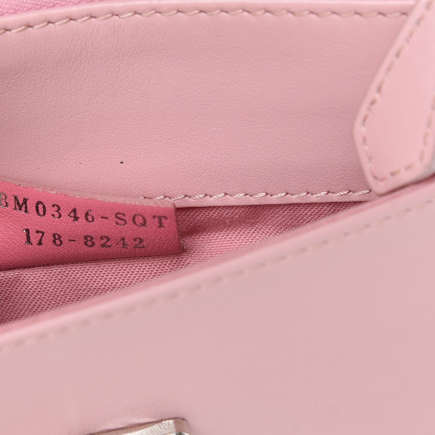 Fendi Vitello Elite Century Hypnoteyes Studded Tube Wallet On Chain Bubblegum Multicolor 7 of 14
