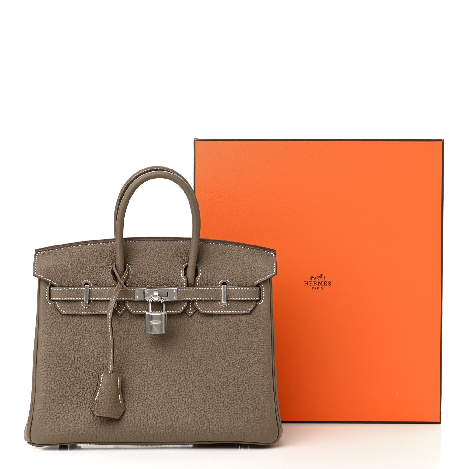 Hermes Togo Birkin 25 Etoupe 12 of 12