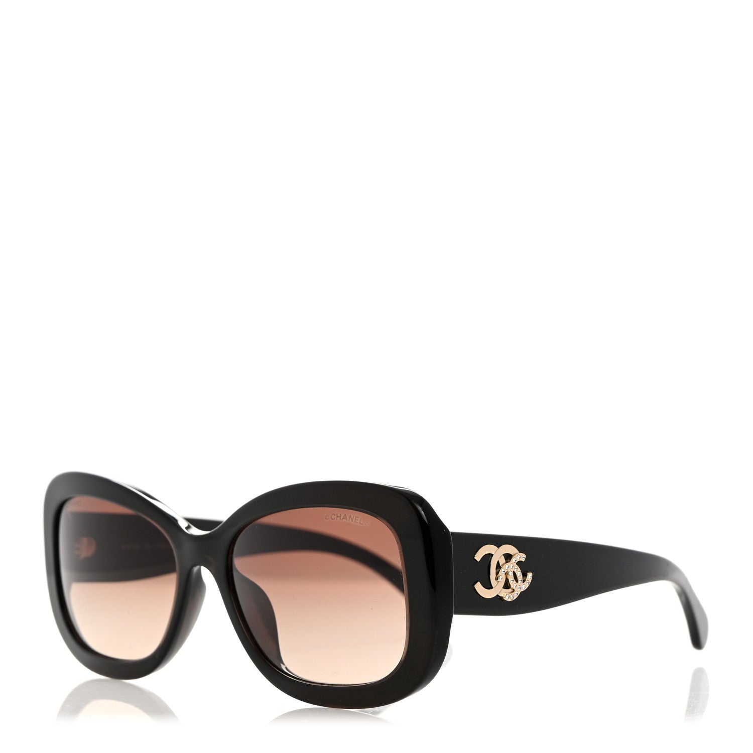 Chanel Acetate Oval CC Sunglasses 5468-B Green 1598685 – FASHIONPHILE