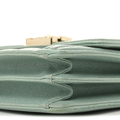 Chanel Caviar Quilted North South Boy Flap Light Blue 11 of 14