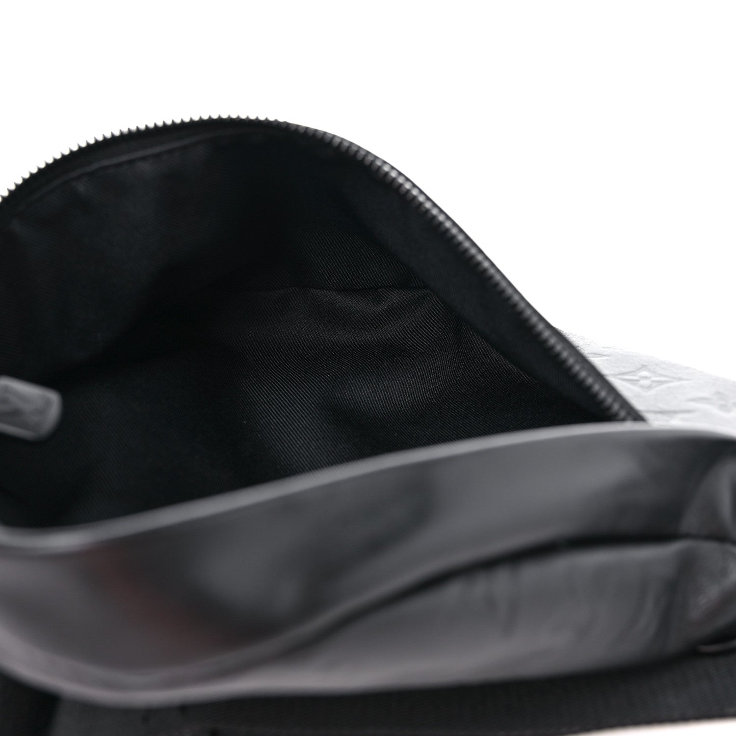 Louis Vuitton Calfskin Monogram Shadow Discovery Bumbag Black 6 of 11