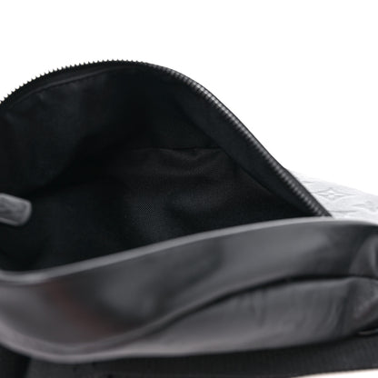 Louis Vuitton Calfskin Monogram Shadow Discovery Bumbag Black 6 of 11