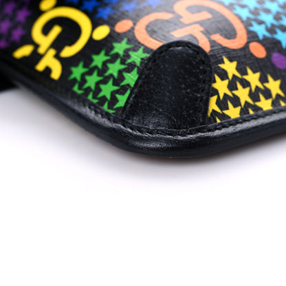 Gucci GG Supreme Monogram Psychedelic Slim Belt Bag Black 9 of 10