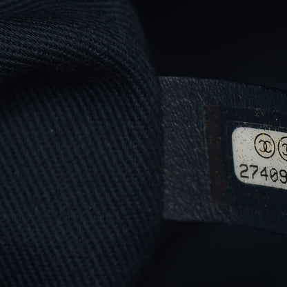 Chanel Canvas Extra Large Double Face Shopping Tote Navy 8 of 8