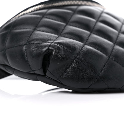 Chanel Calfskin Quilted Waist Belt Bag Black 8 of 10