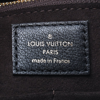Louis Vuitton Calfskin Monogram Kimono Tote PM Black 6 of 8
