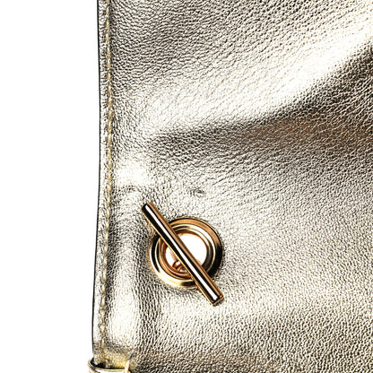 Versace Metallic Nappa Quilted Small Medusa Chain Crossbody Gold 10 of 10