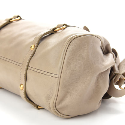 Miu Miu Vitello Lux Medium Bow Bag Alluminio 8 of 9
