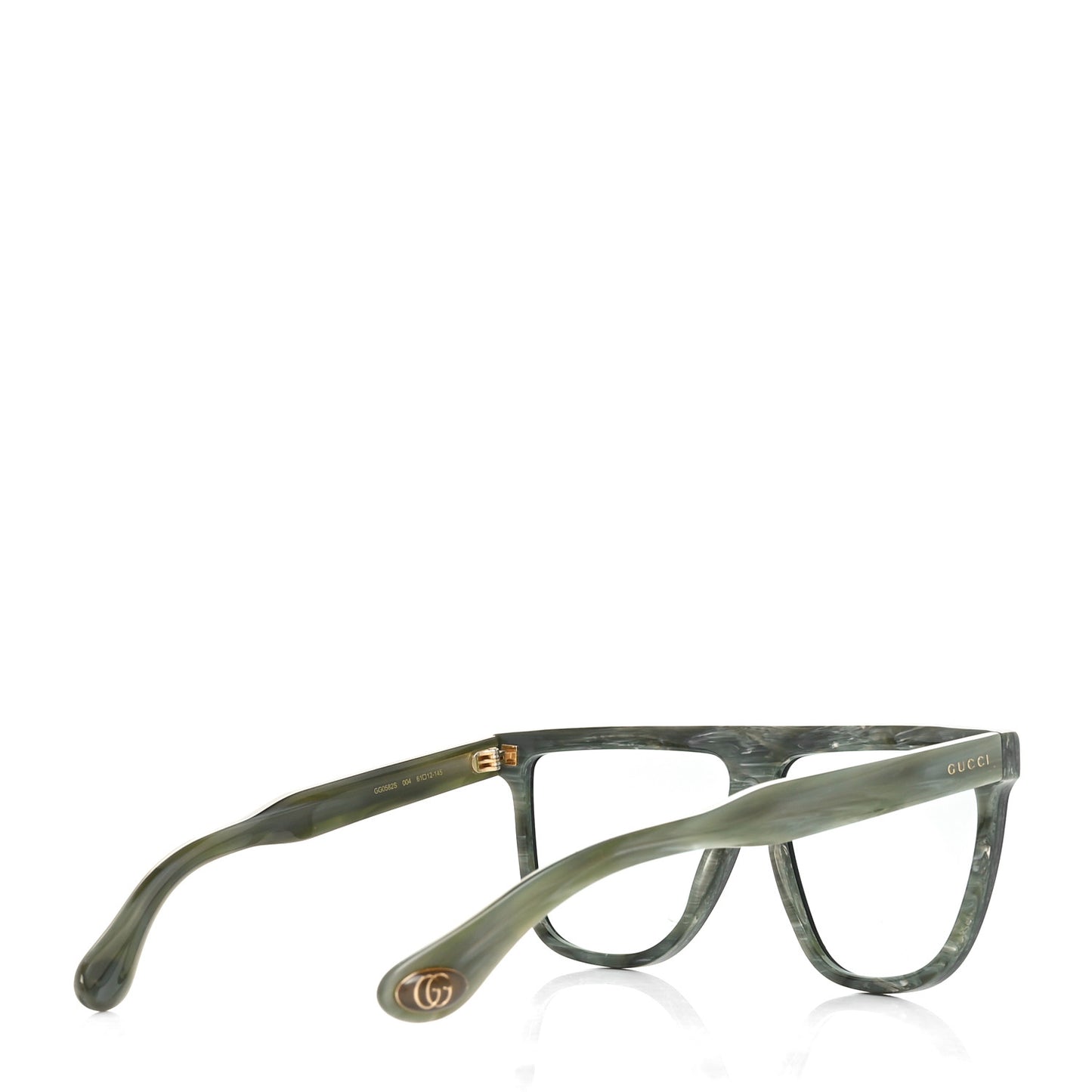 Acetate Aviator Sunglasses GG0582S Green