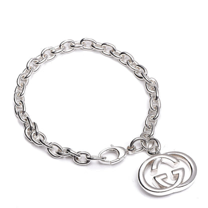 Gucci Sterling Silver Britt Charm Bracelet 1 of 4