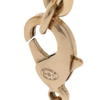 Chanel Metal Bead CC Necklace Gold 5 of 6