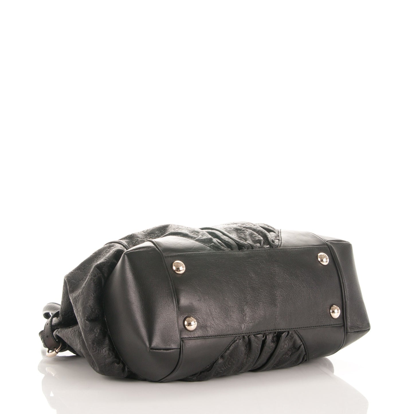 Guccissima Full Moon Tote Black