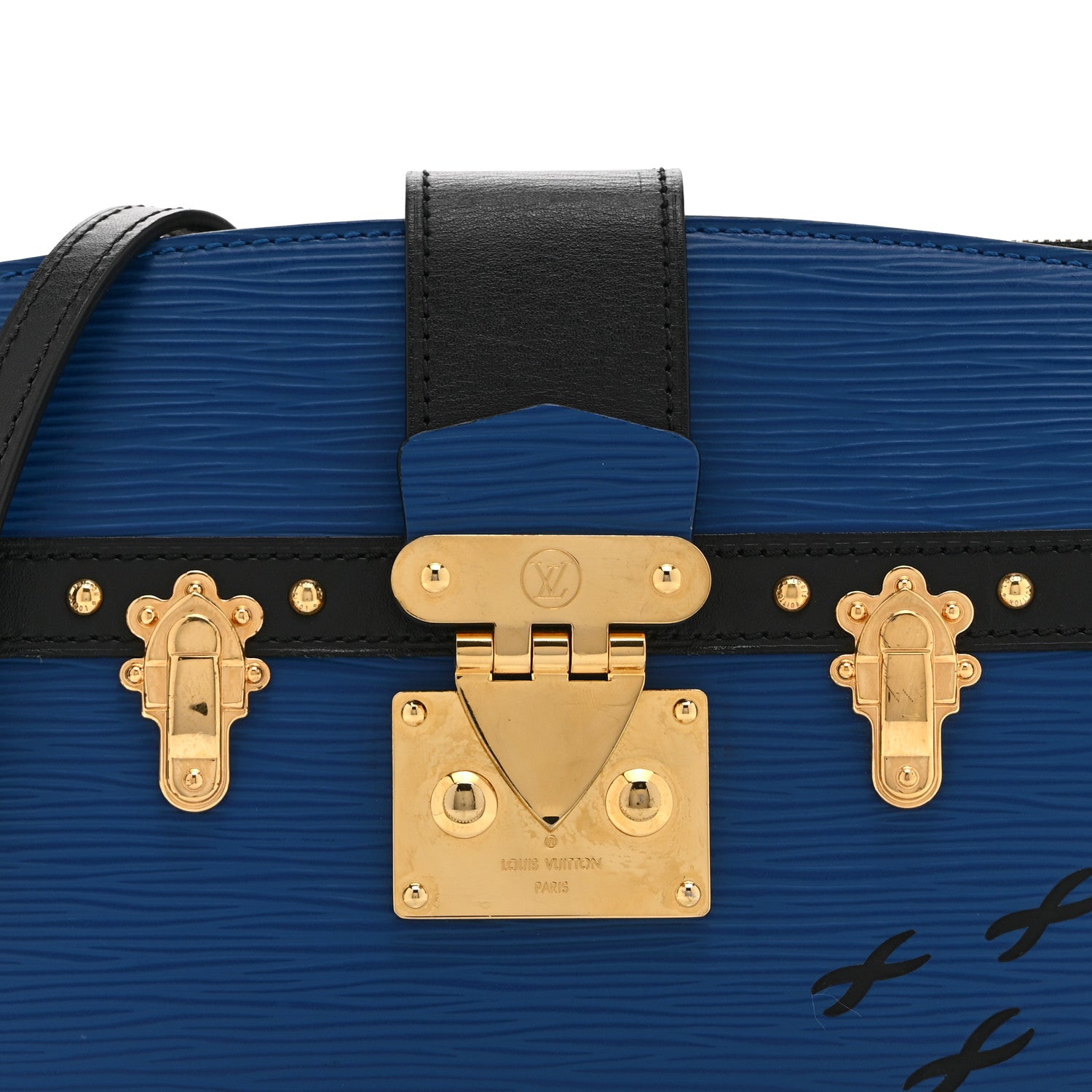 Louis Vuitton Epi Trunk Clutch Blue 8 of 10