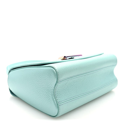 Louis Vuitton Iridescent Grained Calfskin Summer Splash Twist MM Blue 5 of 10