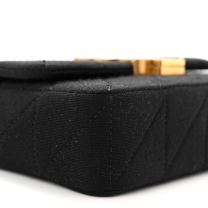 Saint Laurent Jersey Wool Patchwork Monogram Medium Jamie Baguette Black 9 of 10