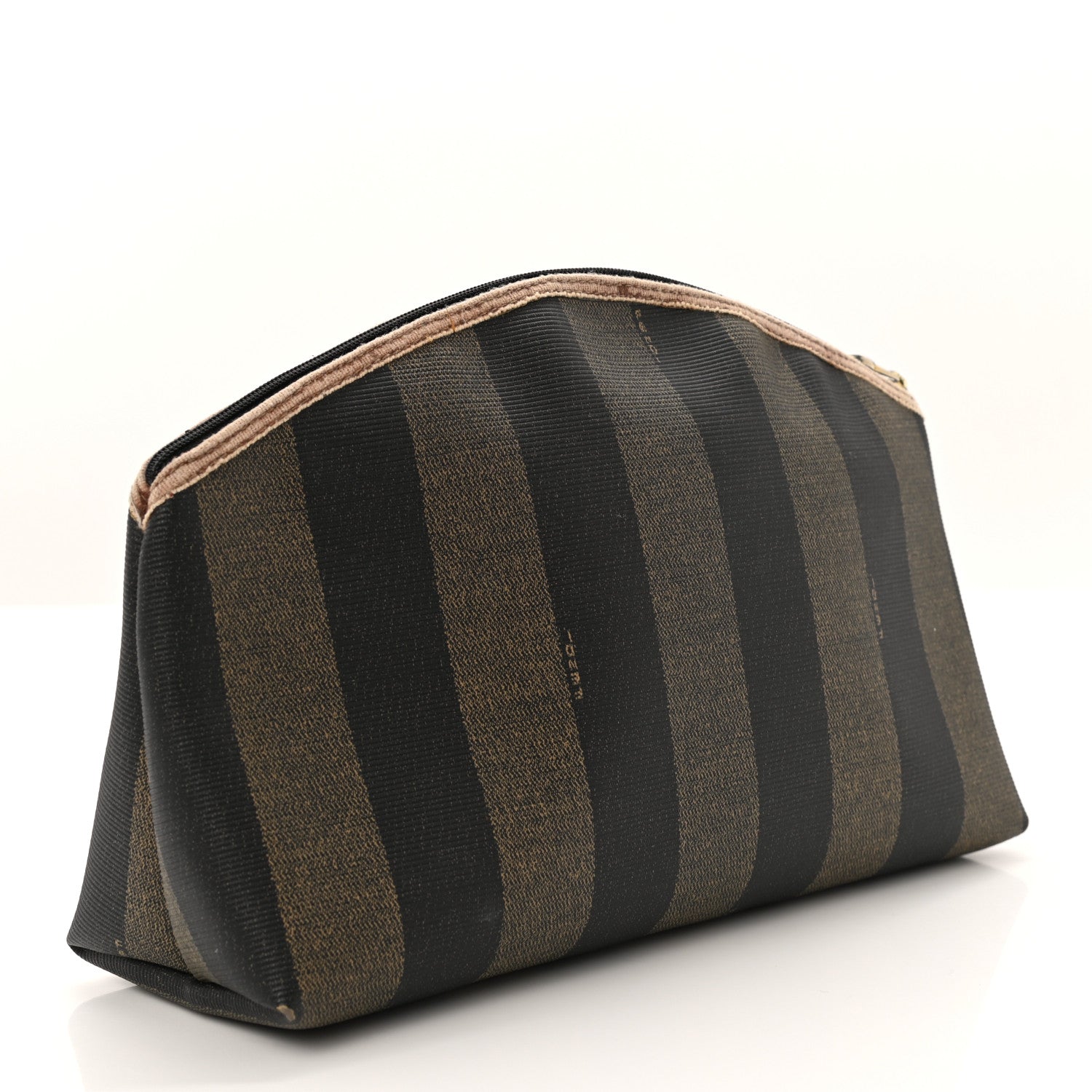 Fendi Pequin Spalmati Cosmetic Bag Tobacco 3 of 6