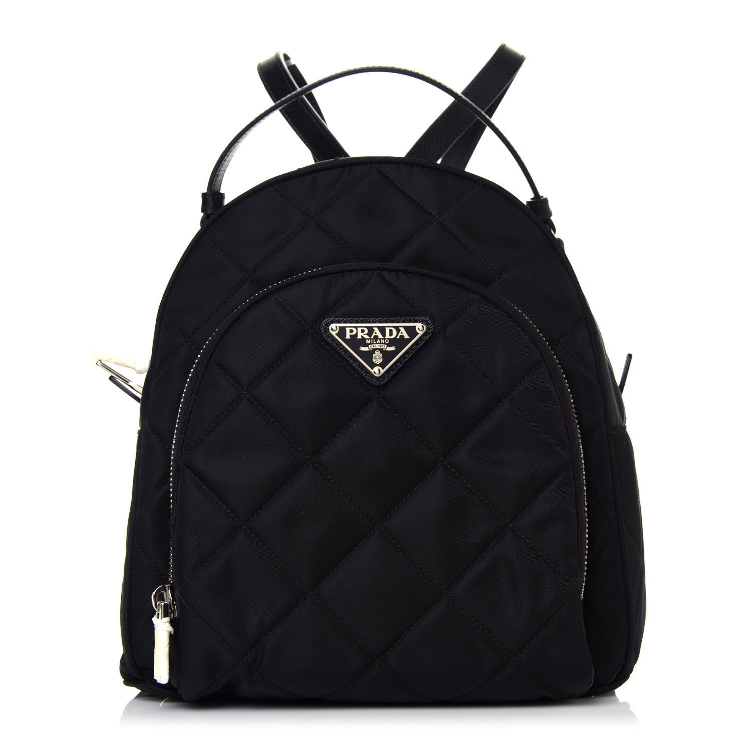 Prada Nylon Tessuto Impuntu Quilted Backpack Black 1 of 10