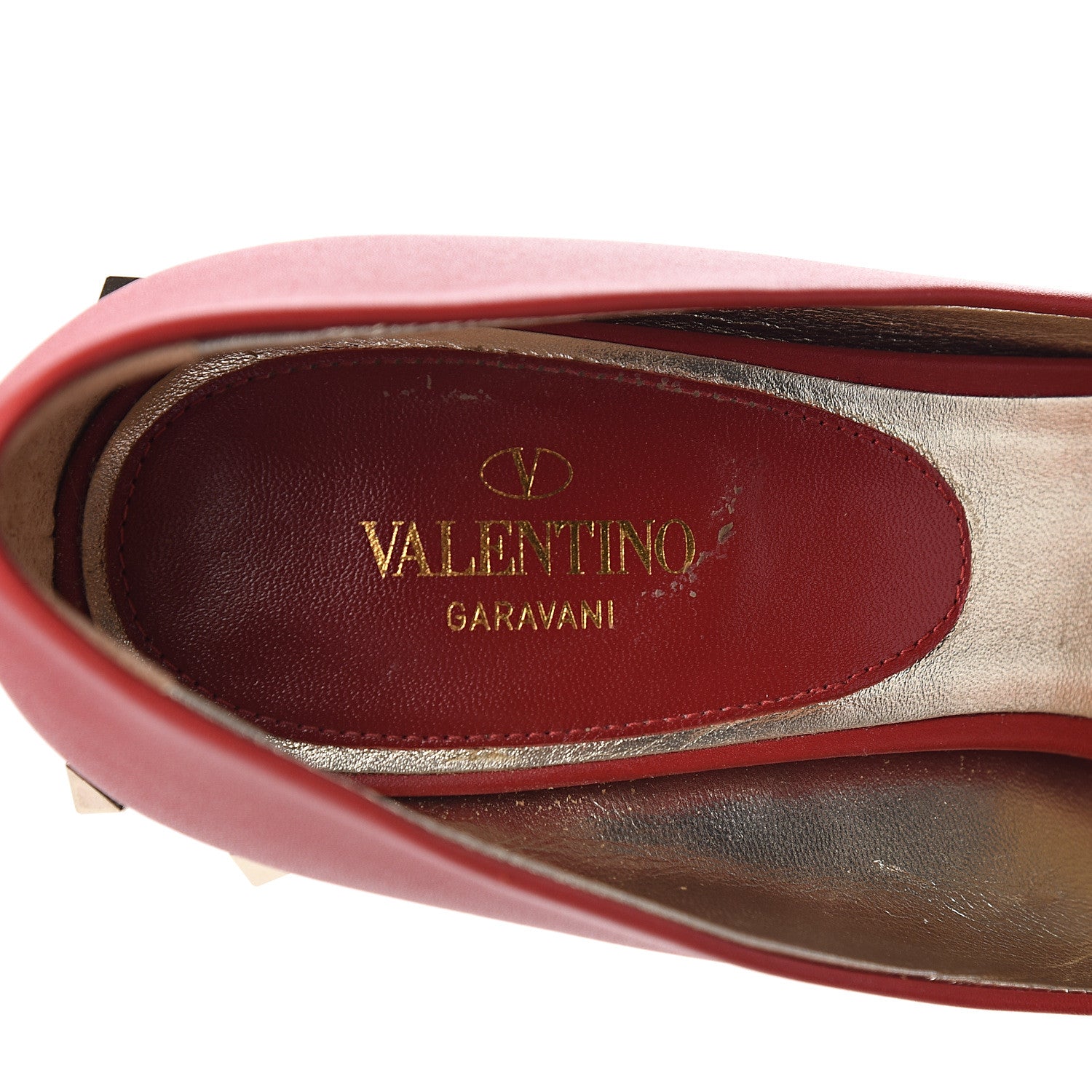 Valentino Garavani Nappa Rockstud Jaw Stud 100mm Pumps 36.5 Rosso Valentino 7 of 9
