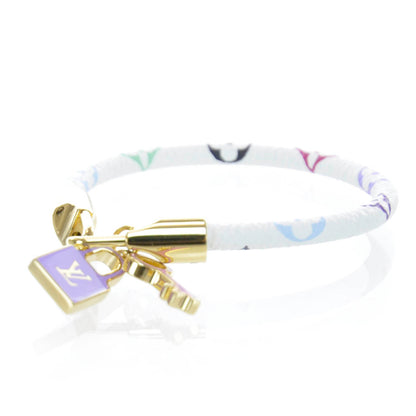 Louis Vuitton Monogram Multicolor Luck It Bracelet 19 White 2 of 6
