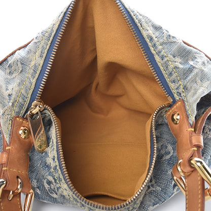 Louis Vuitton Monogram Denim Baggy PM Blue 6 of 15