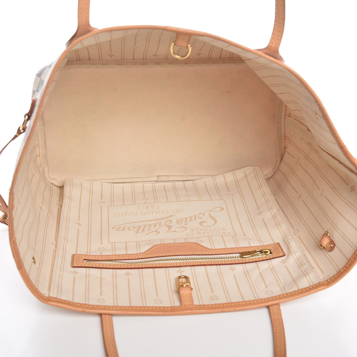 Louis Vuitton Damier Azur Neverfull MM 5 of 10