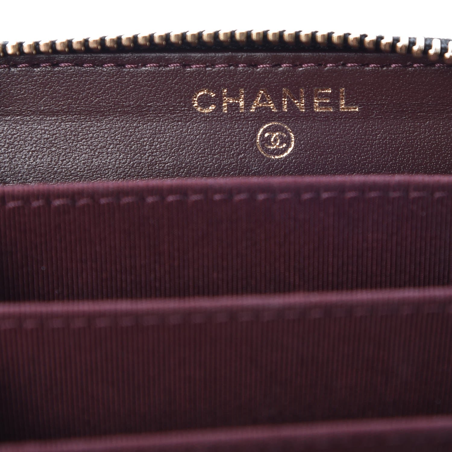 Chanel Caviar Quilted Zip Coin Purse Black 6 of 8