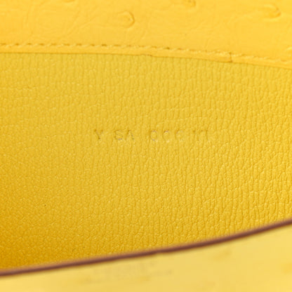 Hermes Ostrich Constance Long Wallet To Go Jaune Citron 7 of 9