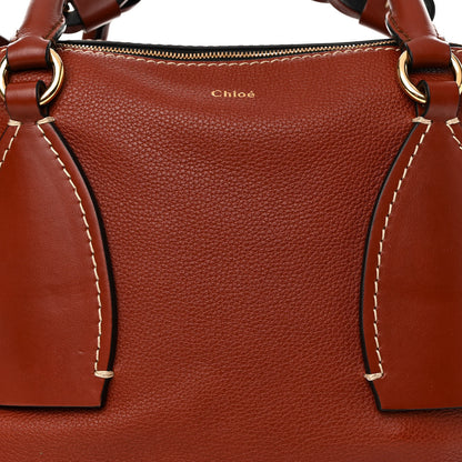 Chloe Calfskin Medium Daria Sepia Brown 8 of 10
