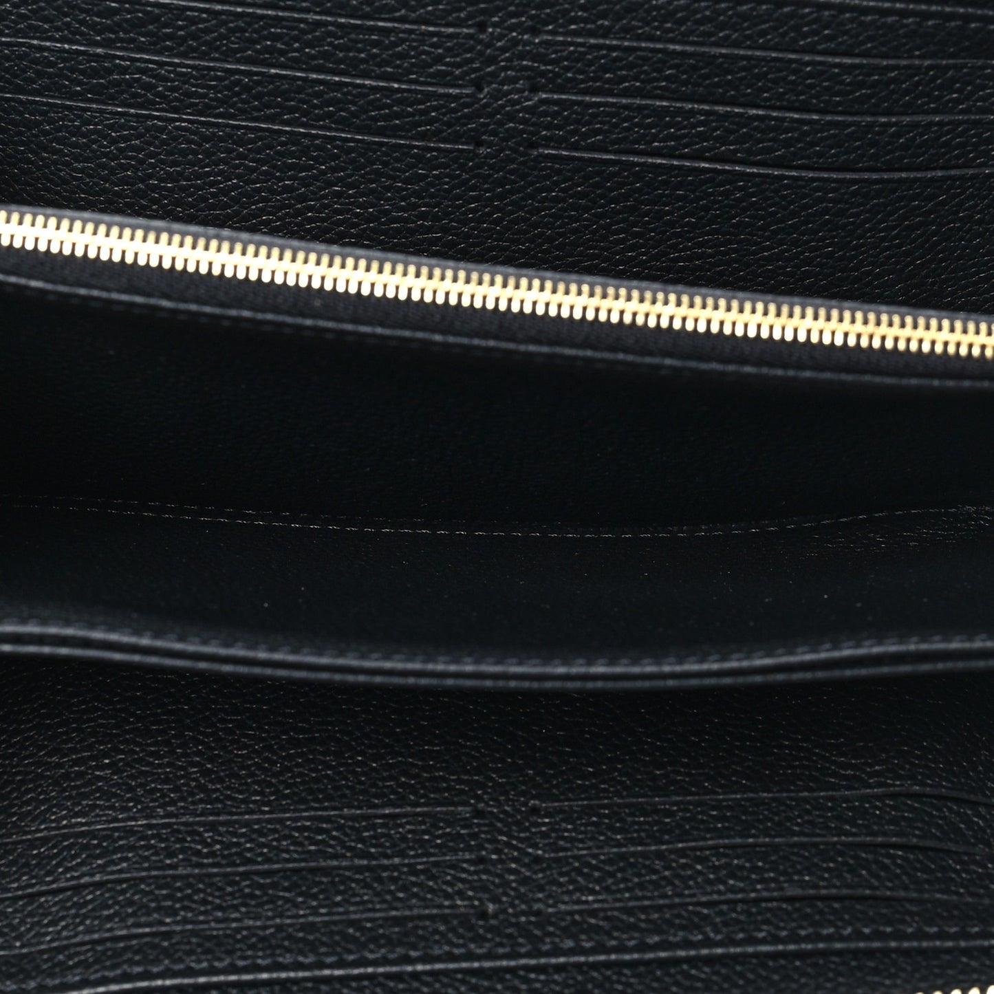 Empreinte Monogram Giant Zippy Wallet Black Beige