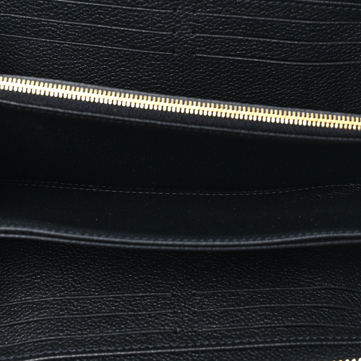 Louis Vuitton Empreinte Monogram Giant Zippy Wallet Black Beige 5 of 7