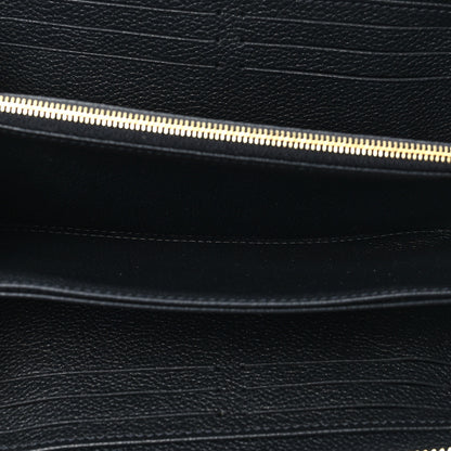 Louis Vuitton Empreinte Monogram Giant Zippy Wallet Black Beige 5 of 7