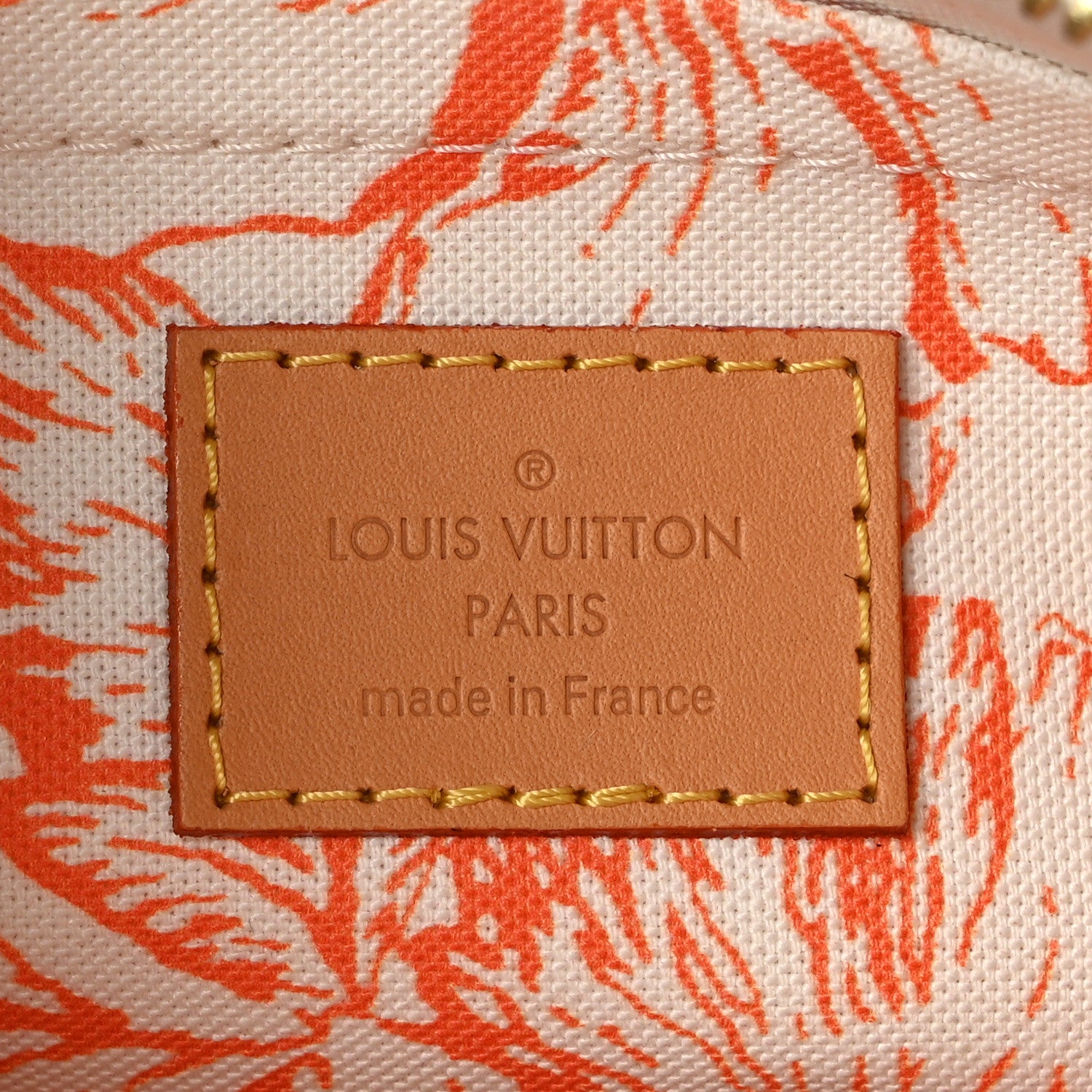 Louis Vuitton Monogram Tiles By The Pool OnTheGo East West Coral 6 of 12