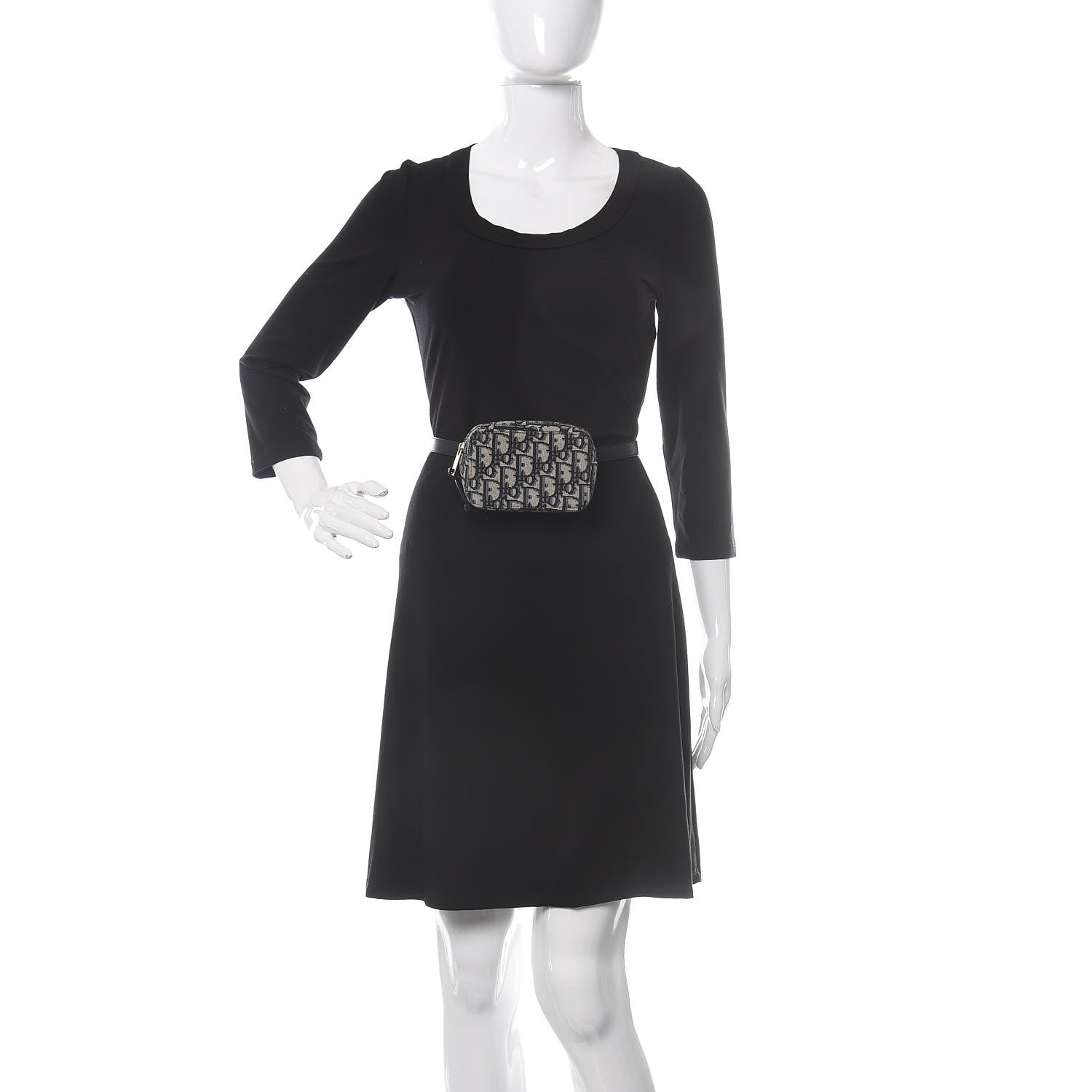 Christian Dior Oblique Belt Pouch Blue 2 of 15