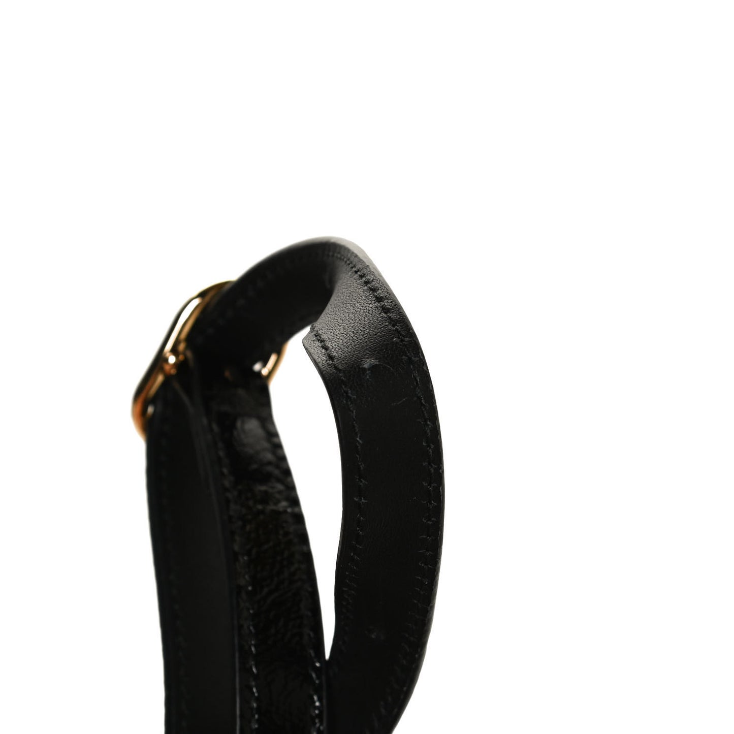 Suede Patent Web Mini Ophidia Shoulder Bag Black