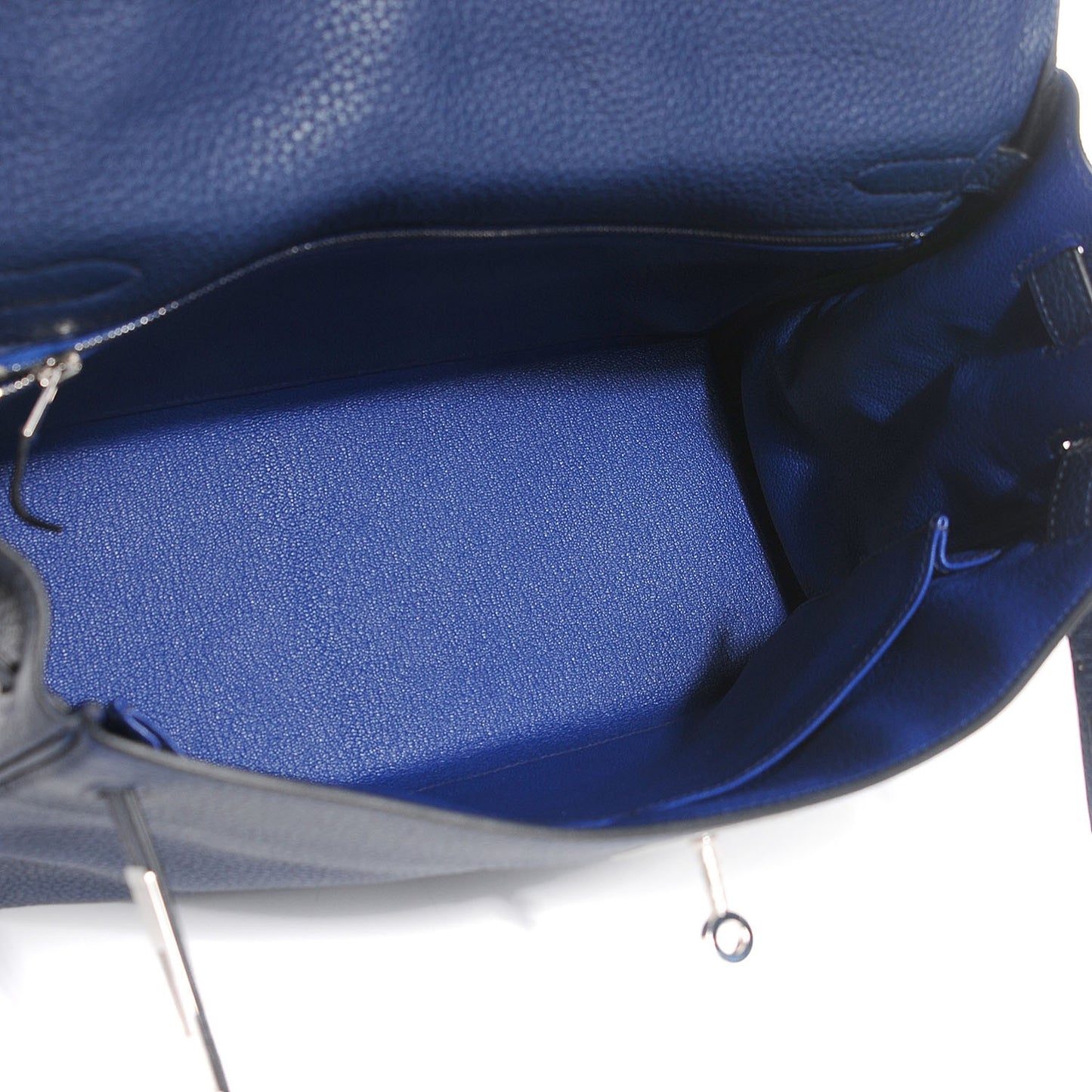 Togo Kelly Retourne 32 Bleu Saphir