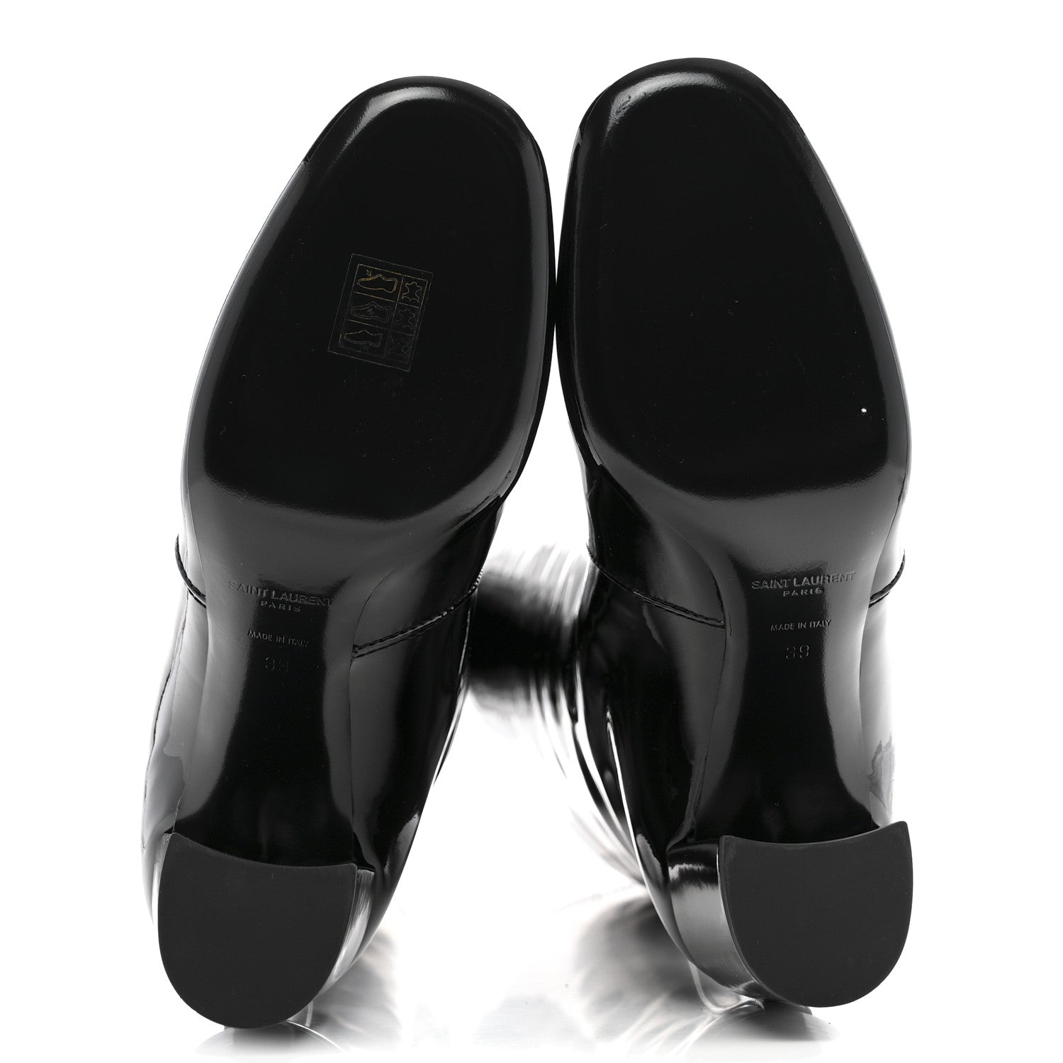 Saint Laurent Vernice Grupy Who 70 Boots 39 Black 5 of 10