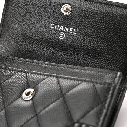 Chanel Caviar Quilted Boy Flap Card Holder So Black 9 of 11