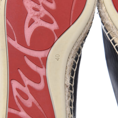 Christian Louboutin Nappa Aliochette Espadrilles 40 Black 6 of 8