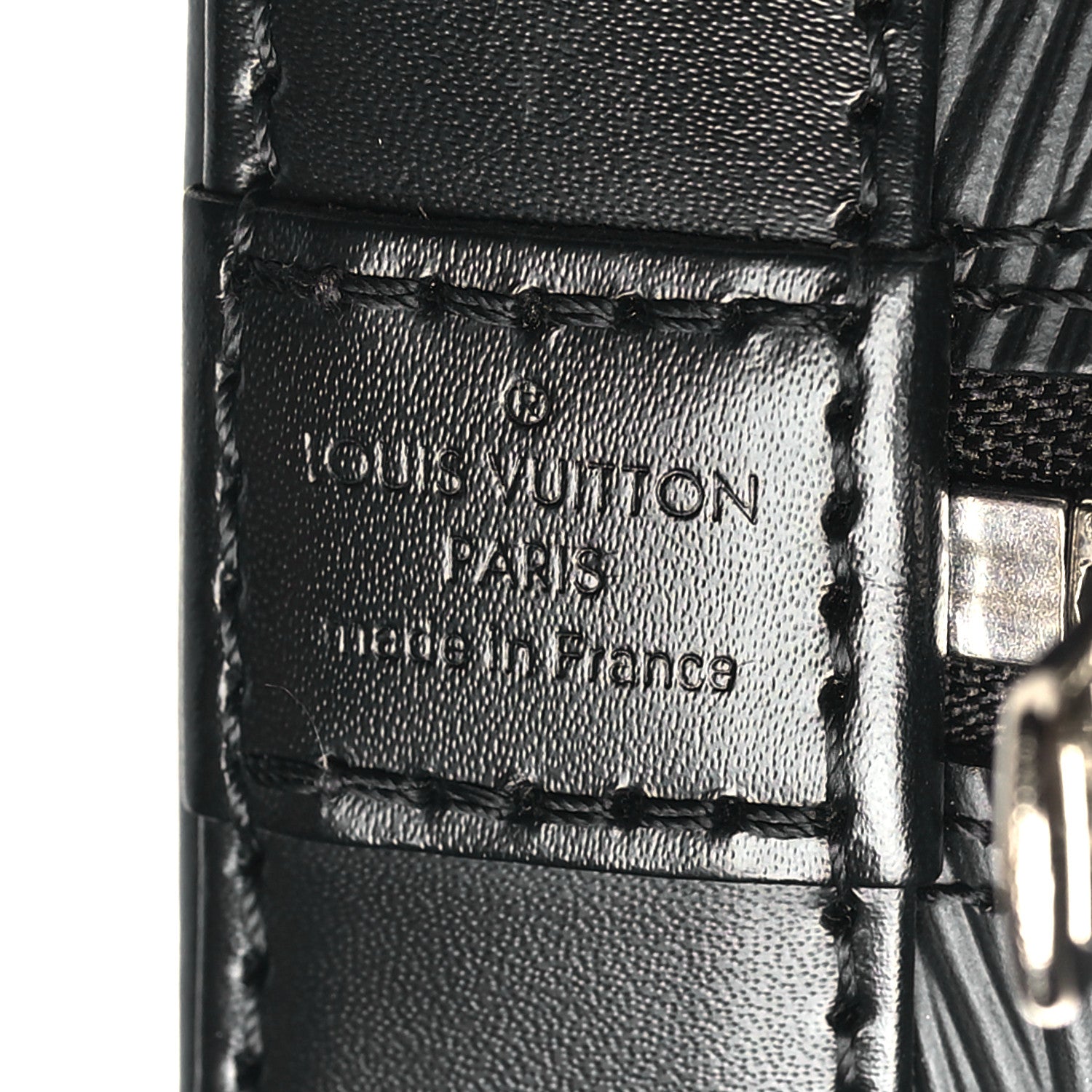 Louis Vuitton Epi Alma BB Black 6 of 9