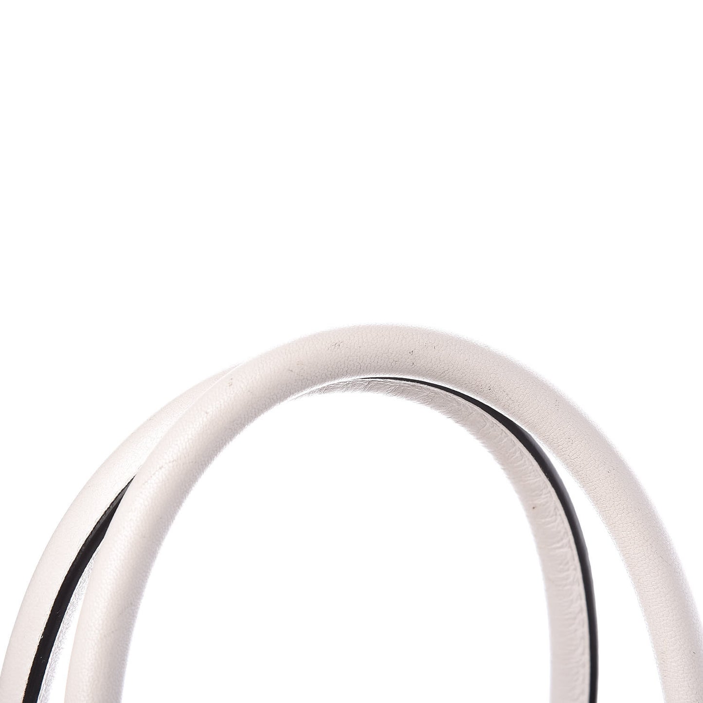 Lambskin Perforated Small Antigona White