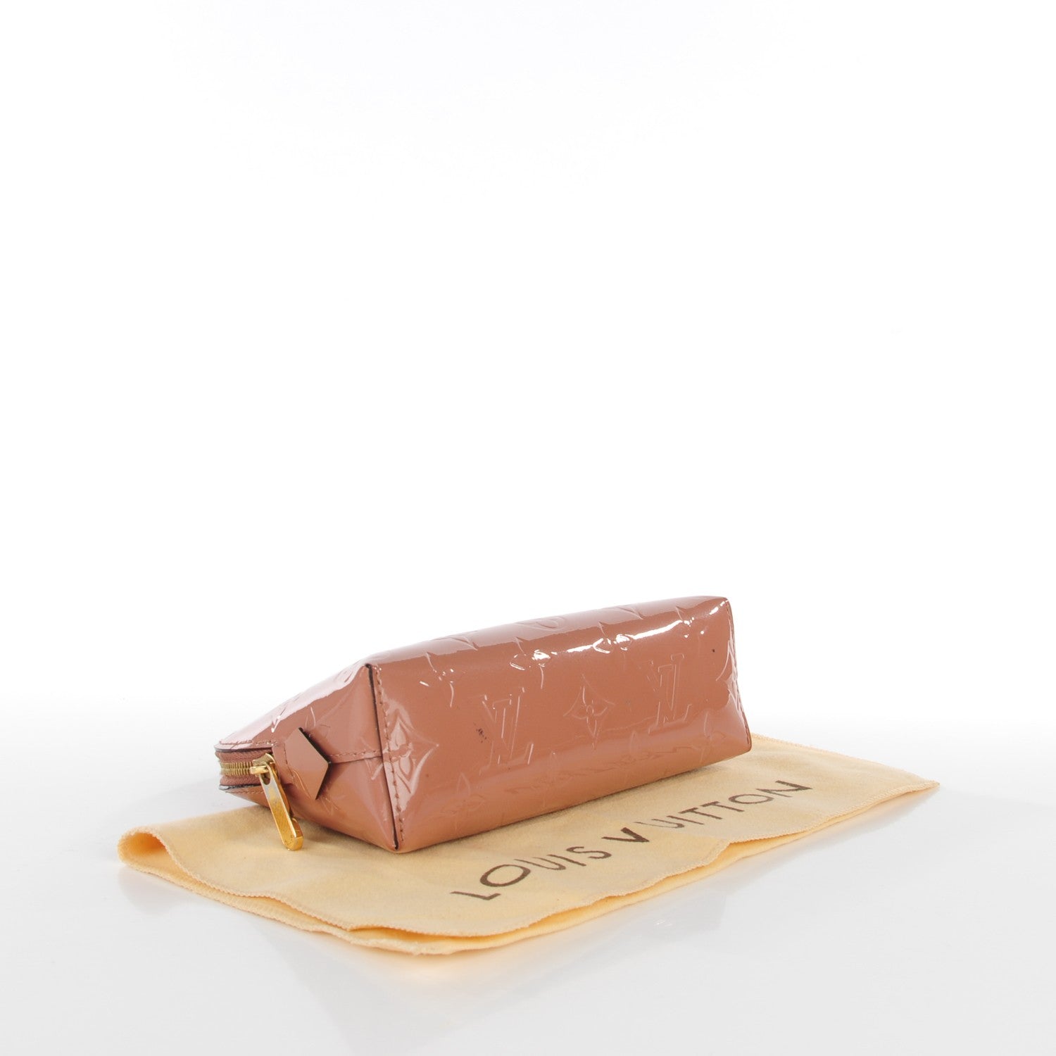 Louis Vuitton Vernis Cosmetic Pouch Rose Velours 4 of 8