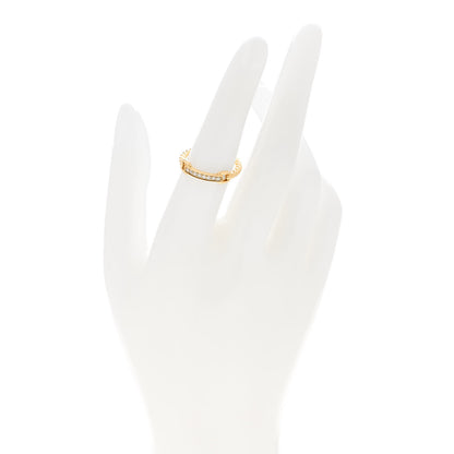 David Yurman 18K Yellow Gold Diamond Pave Petite Ring 53 6.25 2 of 4