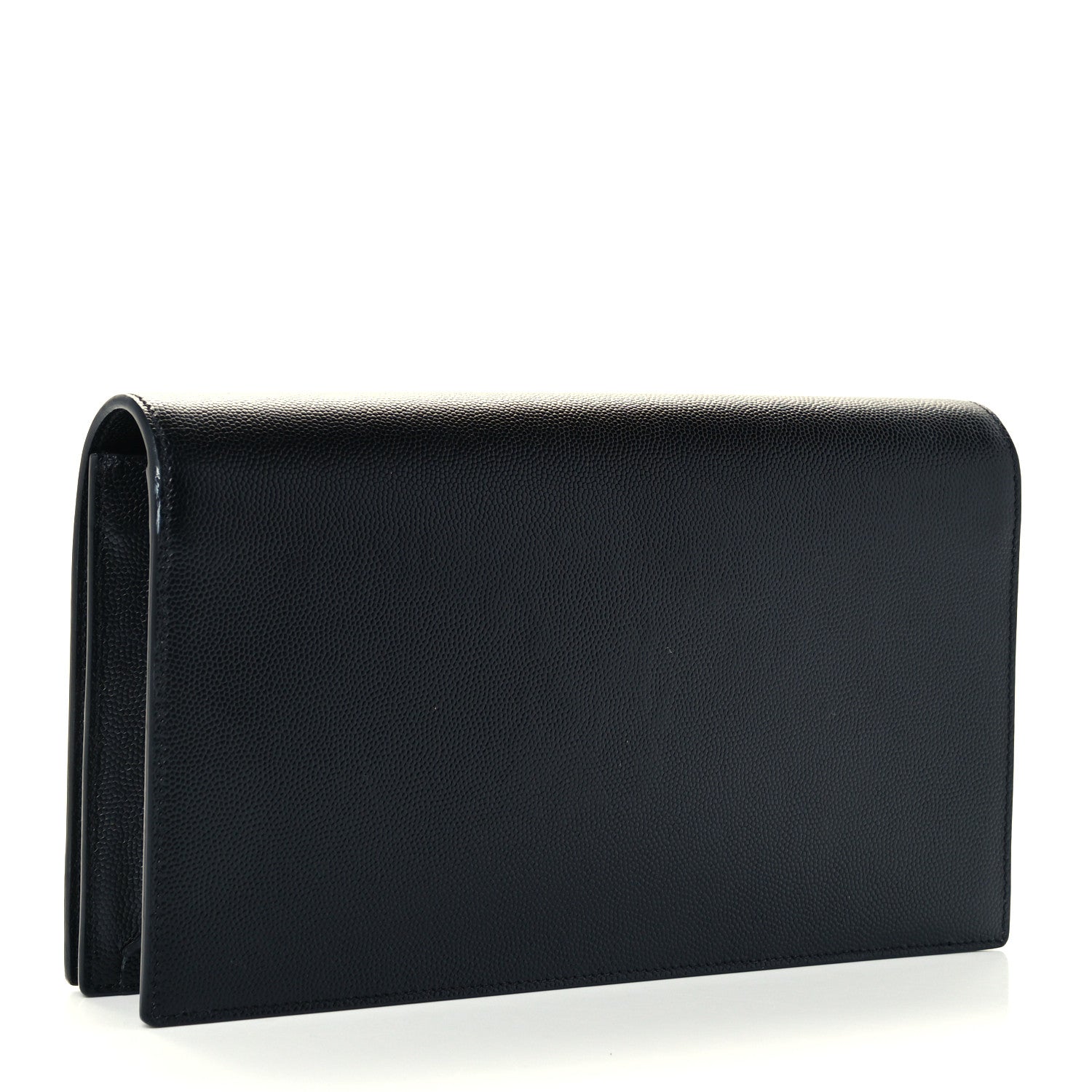 Saint Laurent Grain De Poudre Classic Monogram Kate Clutch Black 3 of 12