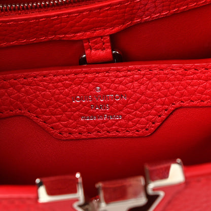 Louis Vuitton Taurillon Capucines BB Scarlet Red 5 of 6
