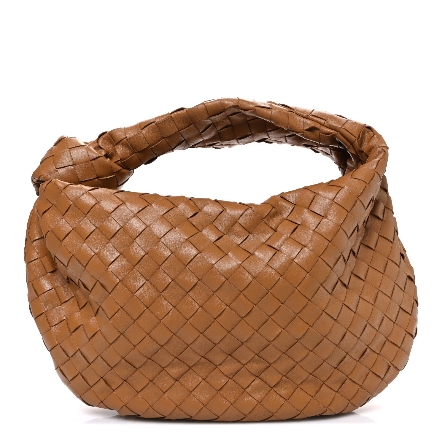 Bottega Veneta Nappa Intrecciato Teen Jodie Hobo Caramel 1 of 11
