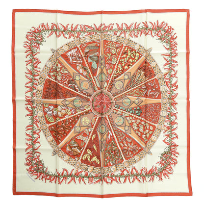 Hermes Silk Aux Pays Des Epices Scarf 90 1 of 6