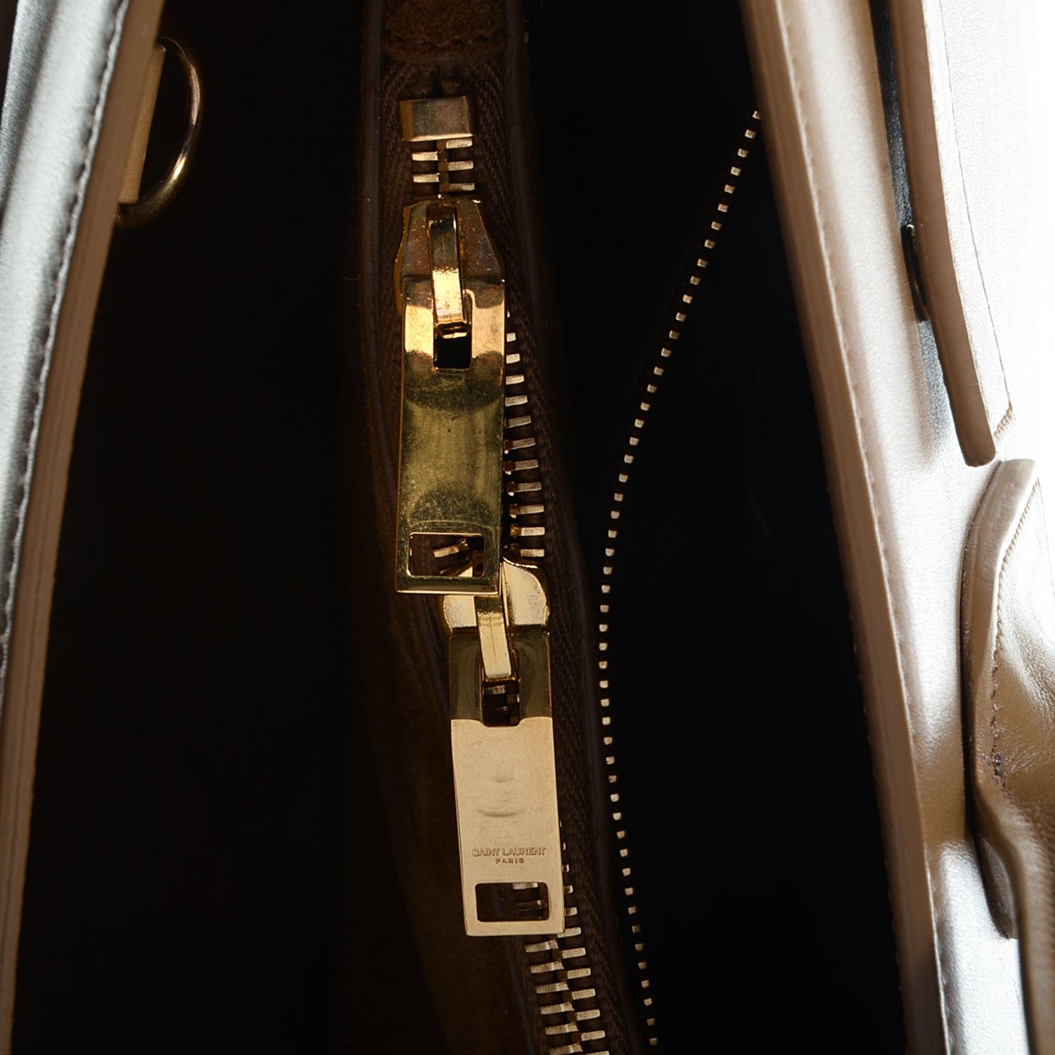 Saint Laurent Calfskin Small Sac De Jour Dark Beige 9 of 9