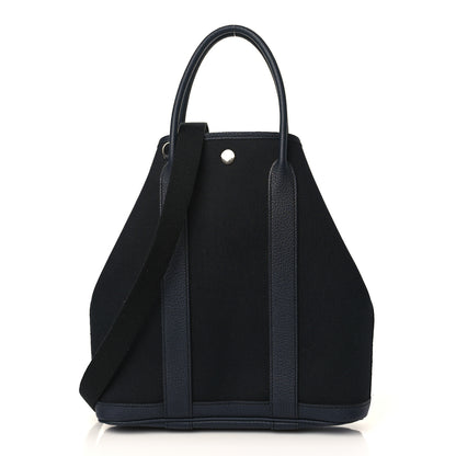 Hermes Toile H Negonda Garden File 28 Black Bleu Indigo 1 of 9