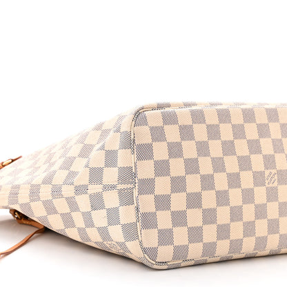 Louis Vuitton LOUIS VUITTON Damier Azur Neverfull MM 8 of 9
