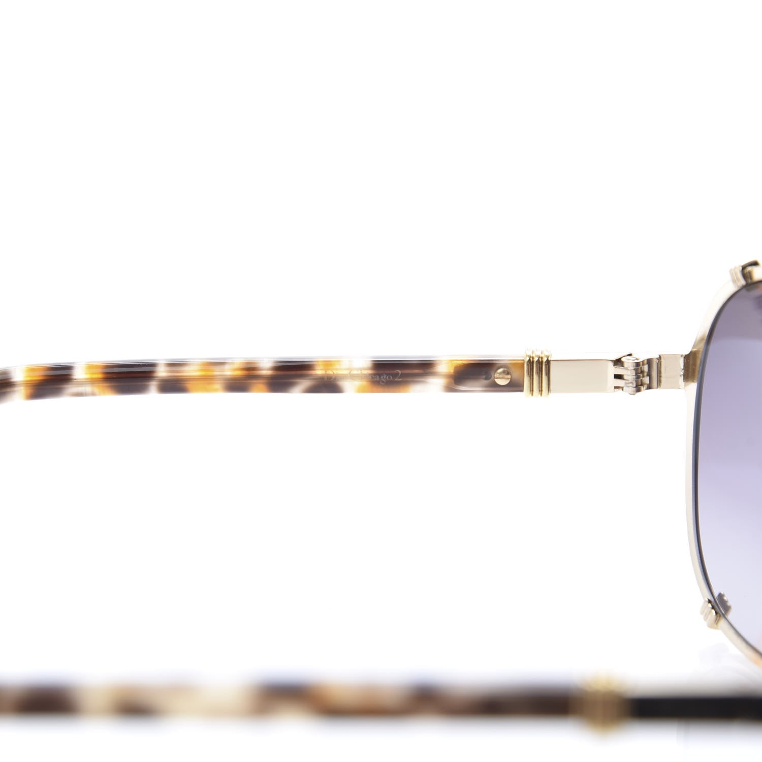 Christian Dior Chicago 2 Aviator Sunglasses Brown 5 of 7